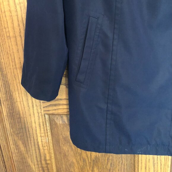 Dennis Basso Two-toned Water Resistant Hooded Coat - Size Small - Picture 8 of 9